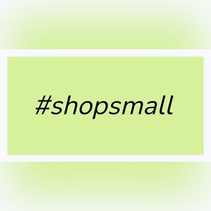 30 STICKERS - 2” x 1” - #SHOPSMALL